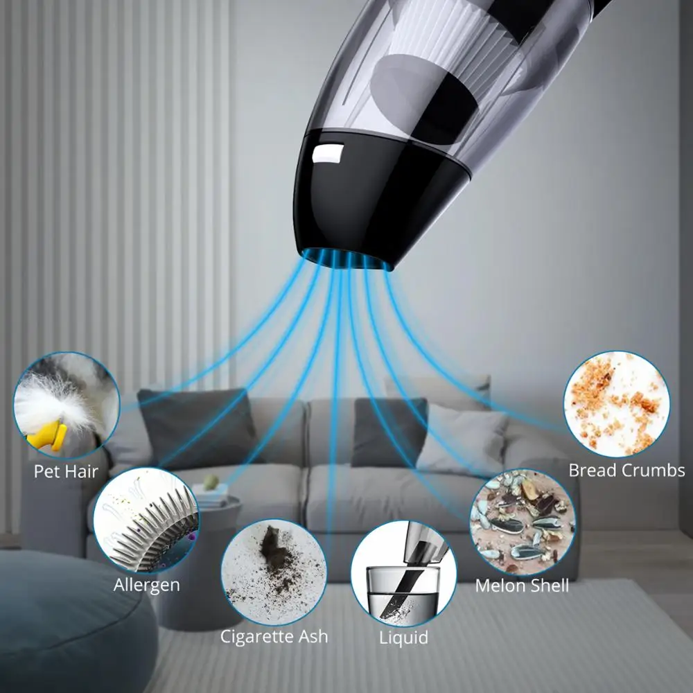 ESYNiC 6 кПа мощный циклонный пылесос беспроводной портативный ручной для домашнего
