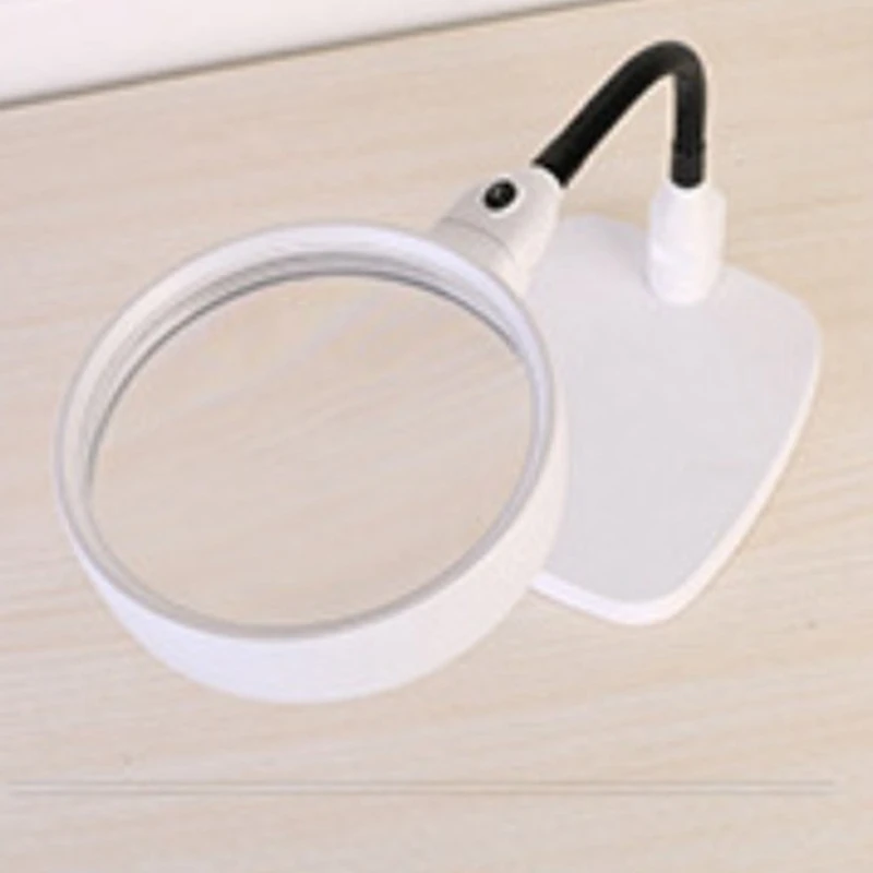 

LED Desk Magnifier with 120mm 10X Lens Bright Light Magnifying Tool Repair Tools Illuminated Table Magnifier,EU Plug