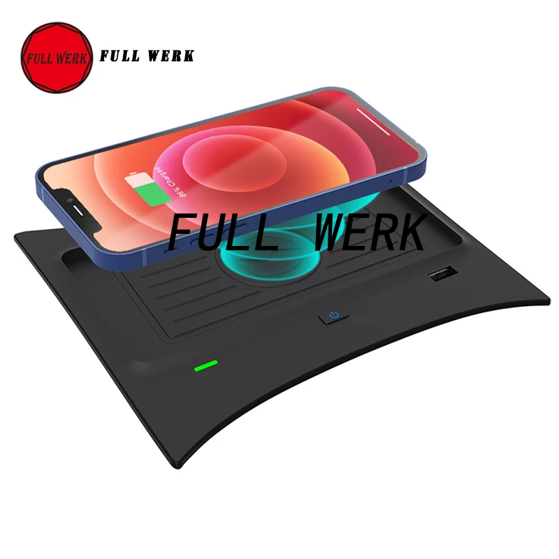 1pc car wireless charger for nissan x trail 2014 2021 qashqai 2016 2018 phone fasting charging pad holder plate accessories free global shipping