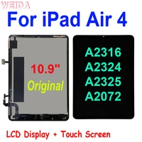 original 10 9 lcd for ipad air 4 air4 a2316 a2324 a2325 a2072 lcd display touch screen digitizer assembly for ipad pro 10 9 lcd