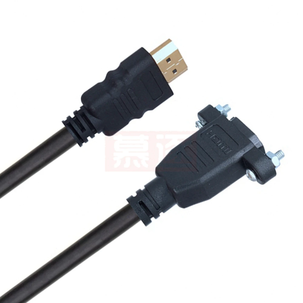 HDMI-совместимый кабель 2 0 HDMI v2.0 папа-мама крепление с винтом 4K * 2k 60 Гц HD