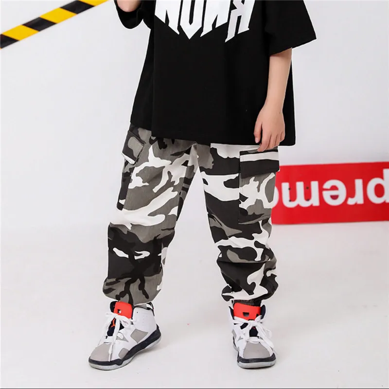 

Children Hiphop Clothes Kids Short Sleeve Stage Costume Street Wear Children Hip Hop Performance Outfits Girls Jazz Dance Suit