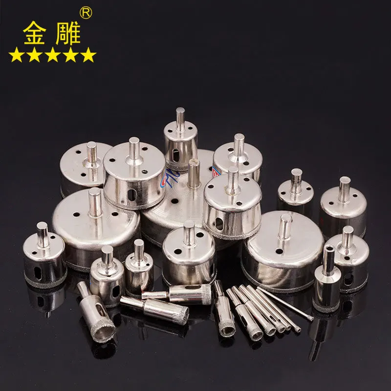 

Glass Hole Drill Bit Emery Marble Perforated Ceramic Tile Glass Drill Bit Tool Ceramic Hole Extractor