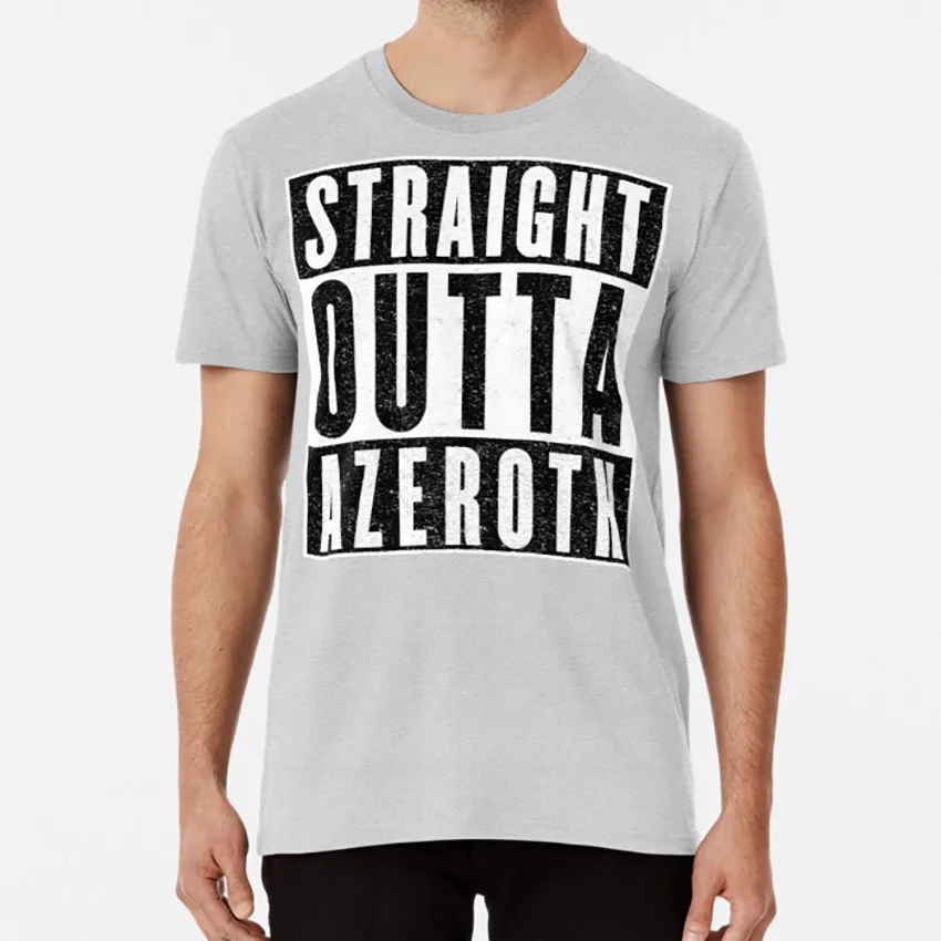 MMORPG геймер с отношением футболка вау ваниль персонаж выбрать человека гнома