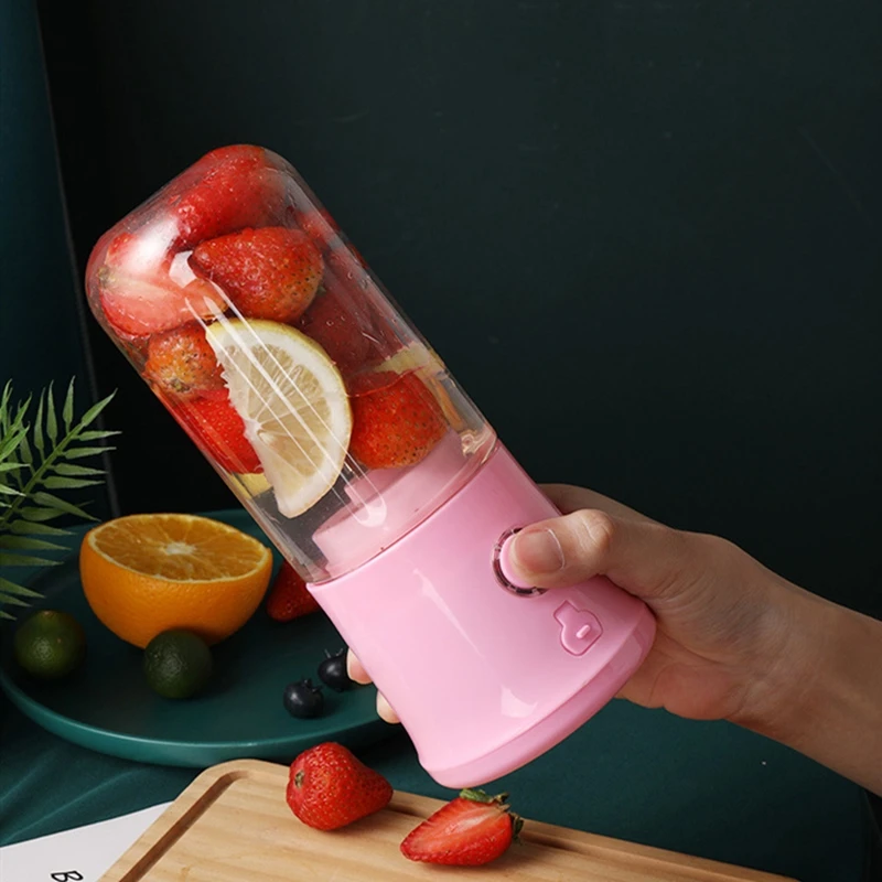 

Portable Blender Electric USB Charging Mixer Juicer Machine 380ml Mini Food Smoothie Processor Hand Held Fruit Squeezer Juicer
