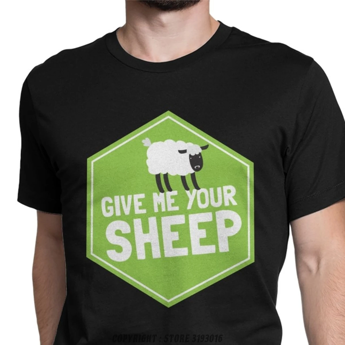 Мужские футболки с надписью &quotподарите мне свою овцу&quot &quotПоселенцы из