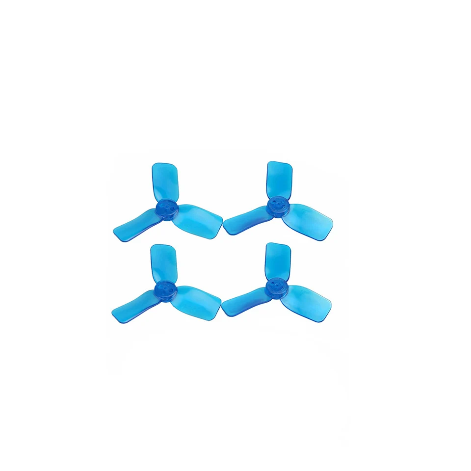 blue 4 шт 2030 пропеллер 2030R 2 дюйма 1,5 мм отверстие 3 лезвия Bullnose с тремя лезвиями, пропеллеры для EX1103 1102 1105 бесщеточный мотор мини-Дрон - Цвет: blue
