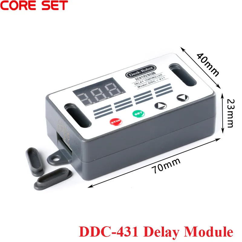 

DDC-431 Delay Controller Module Digital LED Display Timer Delay Relay Switch Module DC 6-30V Timing Control Relay Module