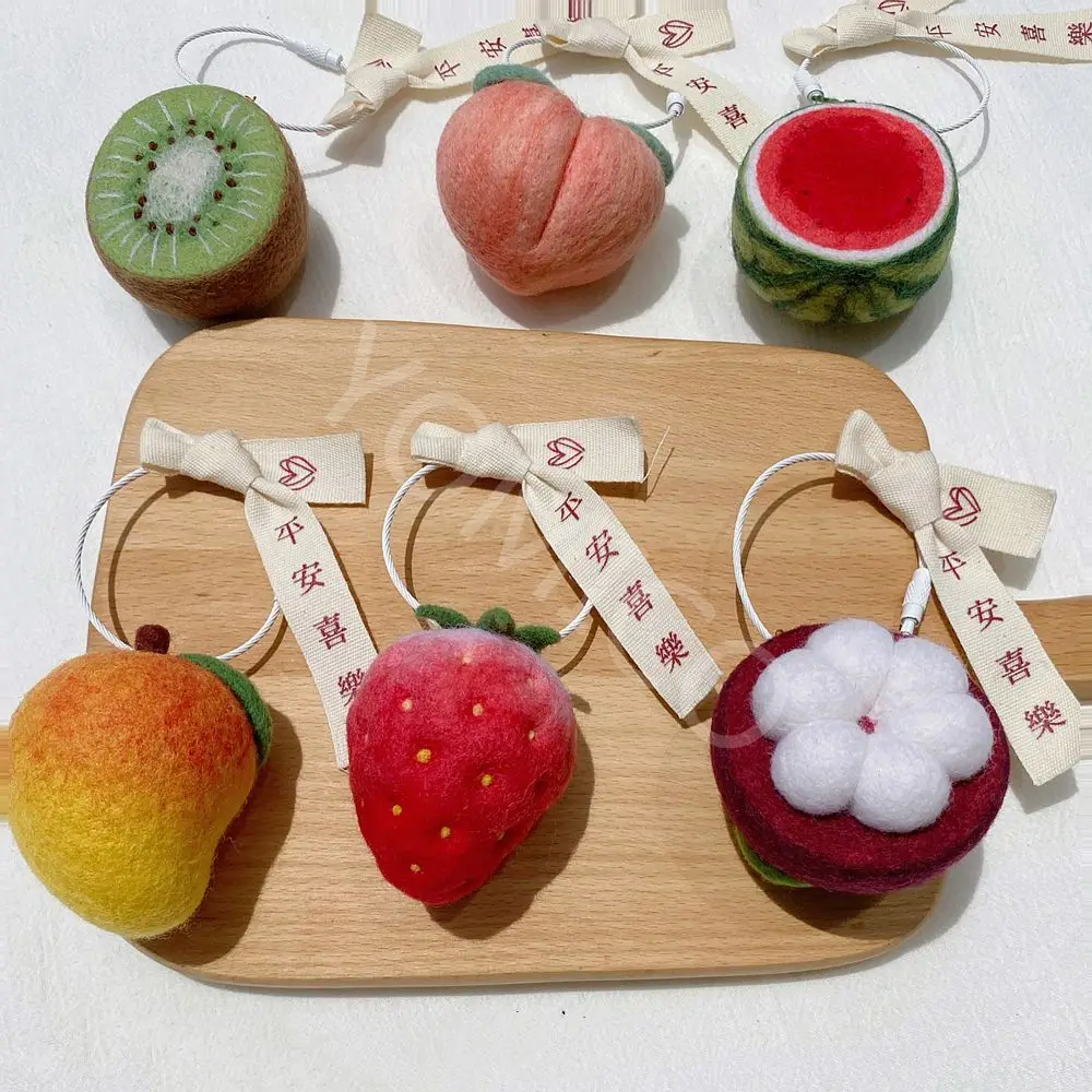 Non-Finished YOMICO Fruit DIY Custom Handmade Needle Kit Wool Felting Toy Doll Material Accessory Decor Gift | Дом и сад