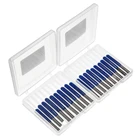 Фрезы гравировальные карбидные, 3,175 мм, 0,1 мм, 10152030 градусов, 20 шт.