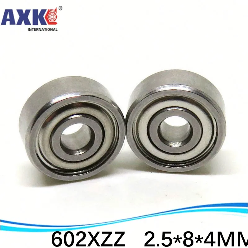 (1 шт.) двойные экранированные миниатюрные Глубокие шаровые подшипники 602XZZ 2 5*8*4