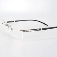 vazrobe rimless glasses frame for men eyeglasses man prescription spectacles black gold frameless eyeglass for optical lens