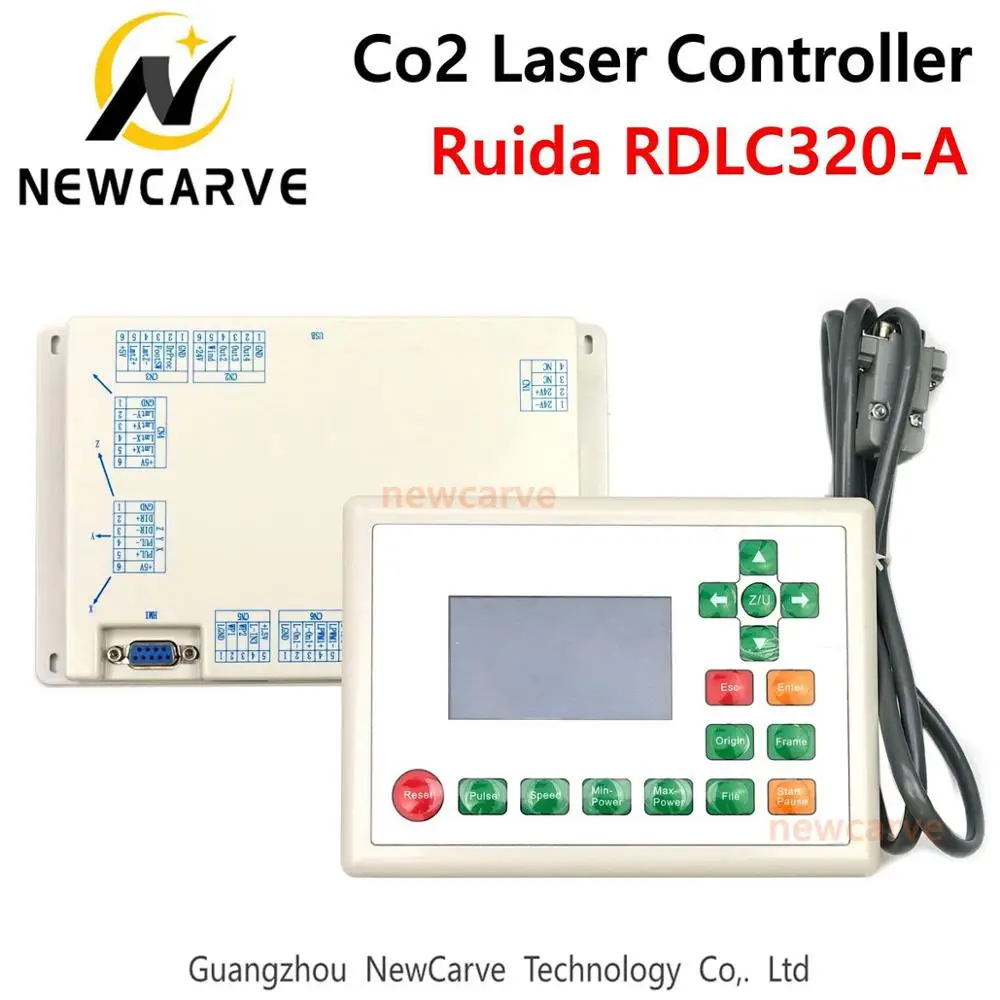 RD320 CO2 лазерная система управления для CO2 лазерной резки и гравировки Ruida RDLC320/RDLC320-A NEWCARVE