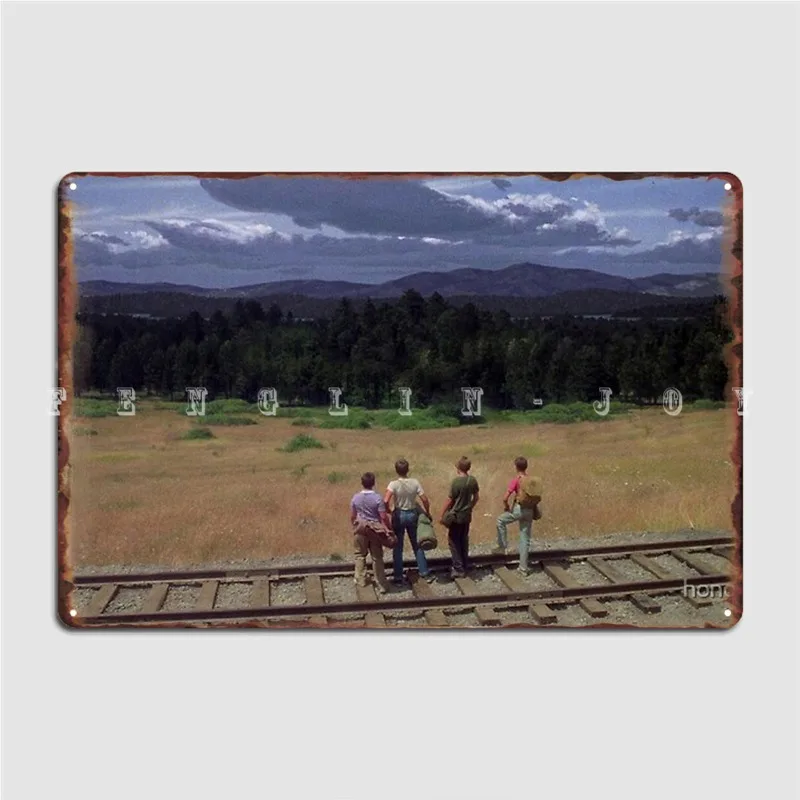 Stand By Me Metal Plaque Poster Cinema Garage Kitchen Custom Tin Sign | Дом и сад