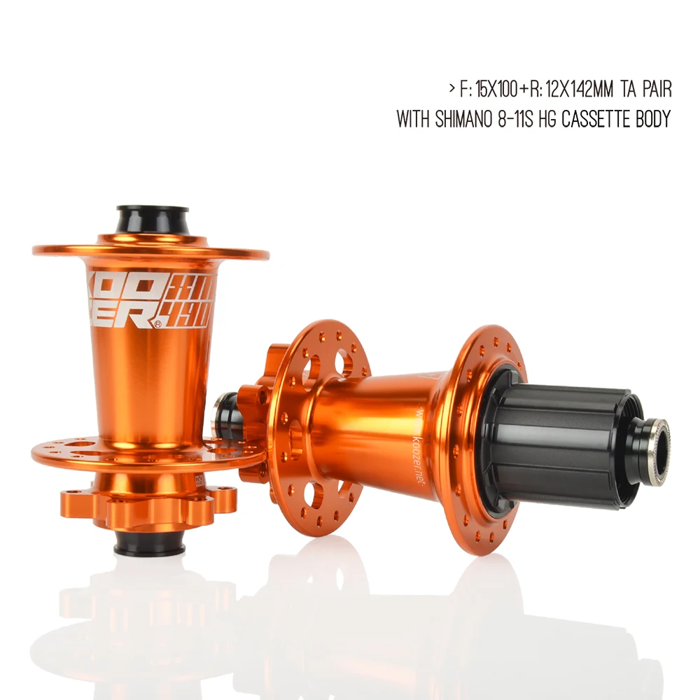 Koozer XM490pro высокопрочная 32H стальная CRMO ось 4 SB втулка горного велосипеда QR TA THR 6