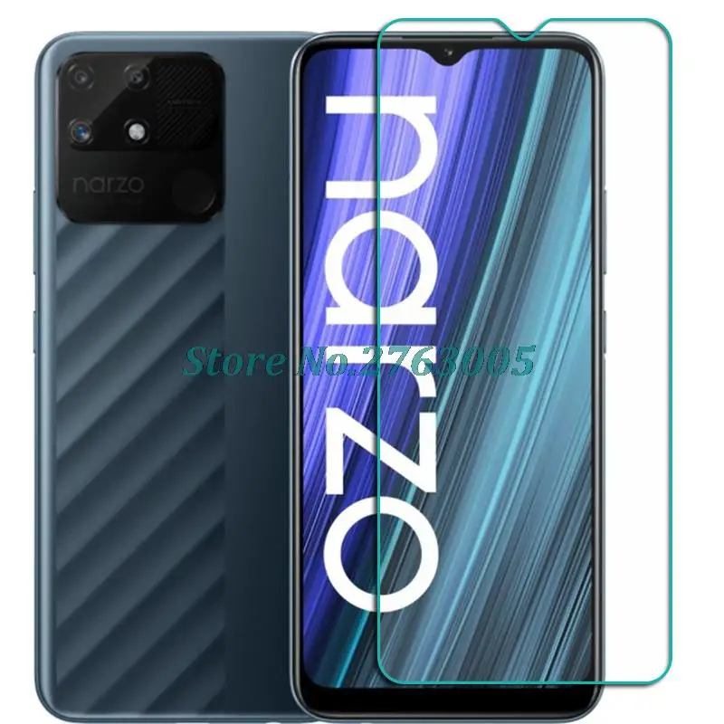 

Закаленное стекло для Realme Narzo 50A 6,5 дюйма Narzo50A RMX3430, защитная пленка для экрана, чехол для телефона