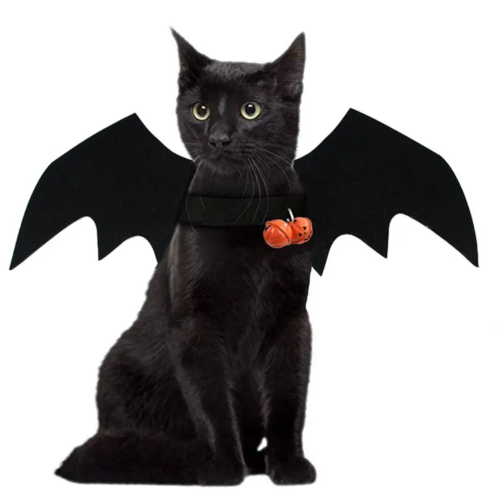 

Fashion Cat Dog Costume Bat Wings Artificial Wing Dress Up Halloween Christmas Ornament Cosplay Party Pet Costume Pet Products