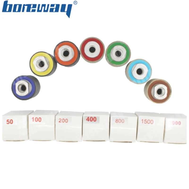 Комплект поставок Boreway (7 шт.) D50x38TxM14 50 # 3000 непрерывная полимерная нулевая