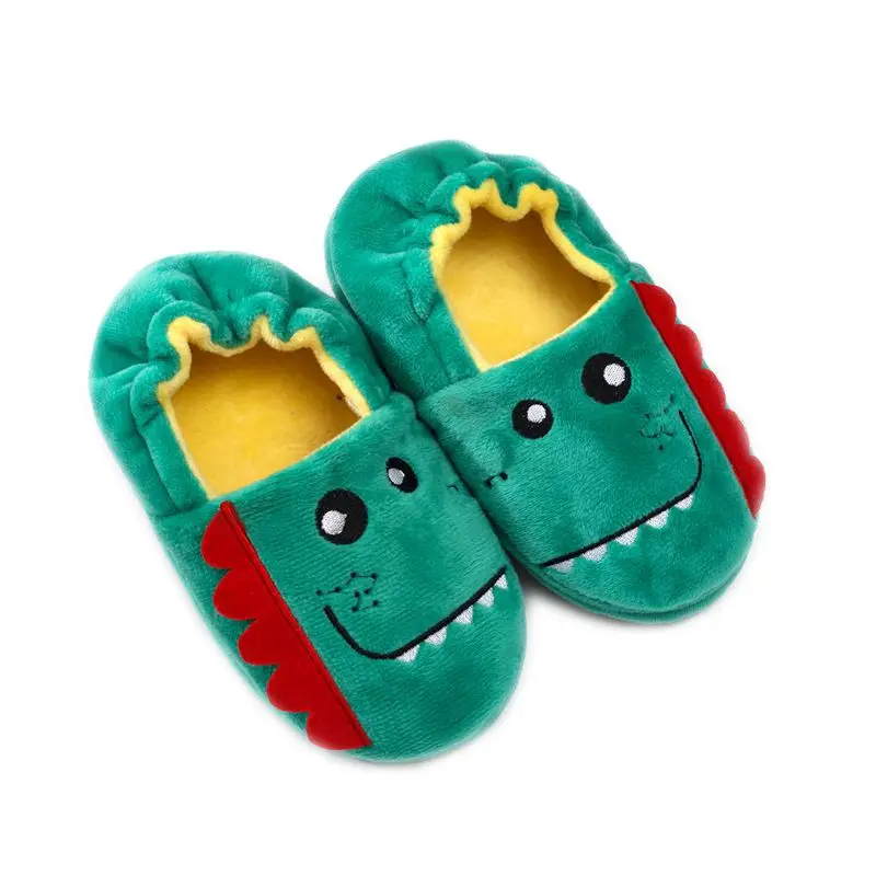 

Winter Kids Cute Indoor Slippers Baby Winter Boys Girls Cartoon Animal Print Home Non-Slip Soft-Soled Cute Warming Shoe