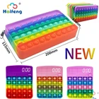 Чехол пенал pop для карандаша 2 в 1, большая игрушка-антистресс для детей, поп-калькулятор, игрушки для детей