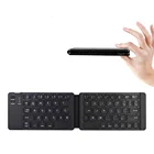 Складная Беспроводная клавиатура для IOSAndroidWindows ipad Tablet phone Light-Handy Mini Wireless Bluetooth складная клавиатура