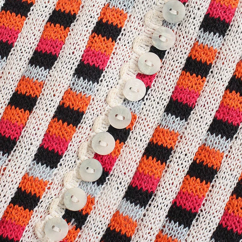 

2021Spring Summer Women knitted Strap Dress Deep V Neck Sexy Dress plaid Straight Party Dress Elegant Female Strap Dress Casual