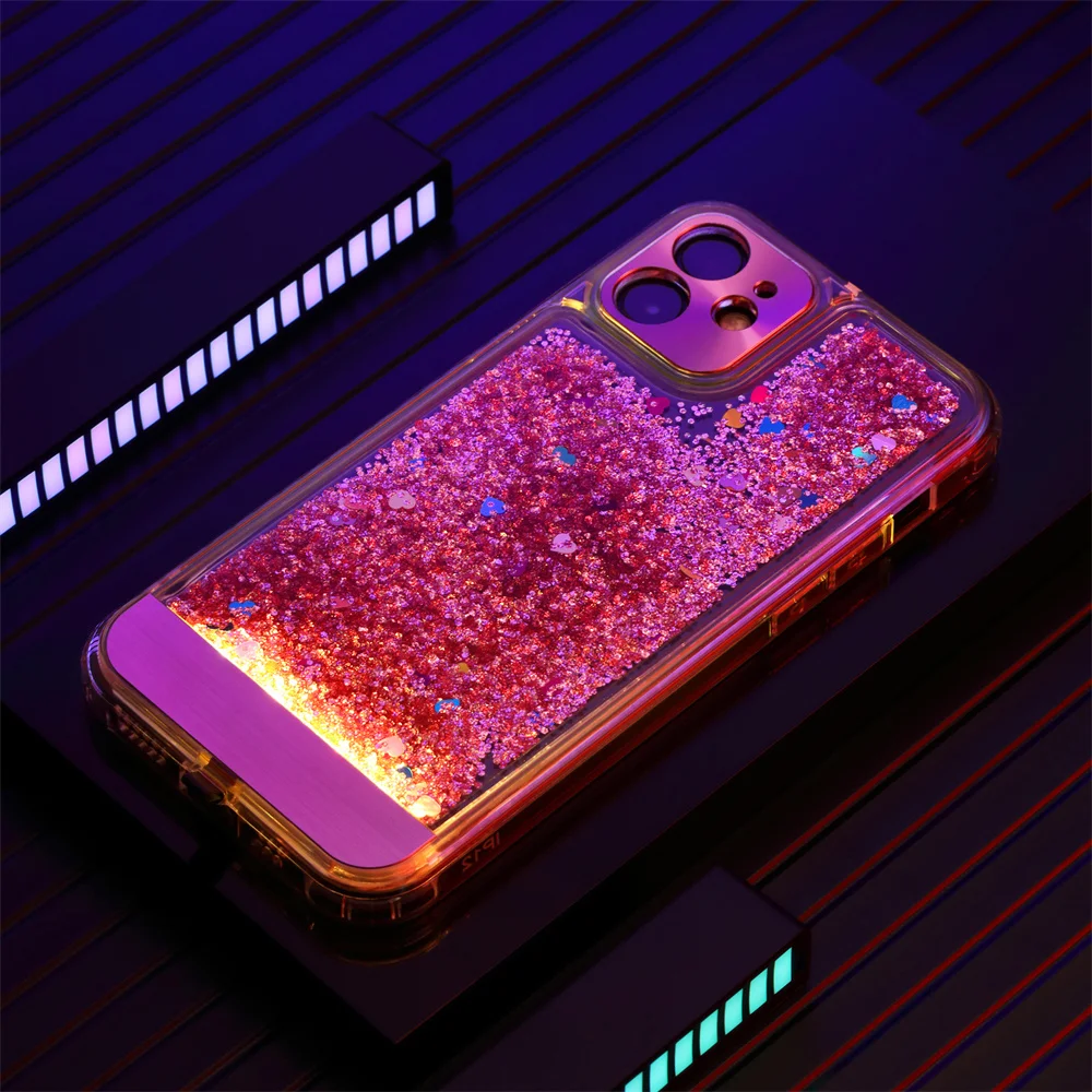 

Liquid Dynamic Quicksand Case For iPhone 12 11 Pro Max Cases Fashion Glitter For iPhone 12 Mini Xs Xr X 7 8 Plus Fundas Cover
