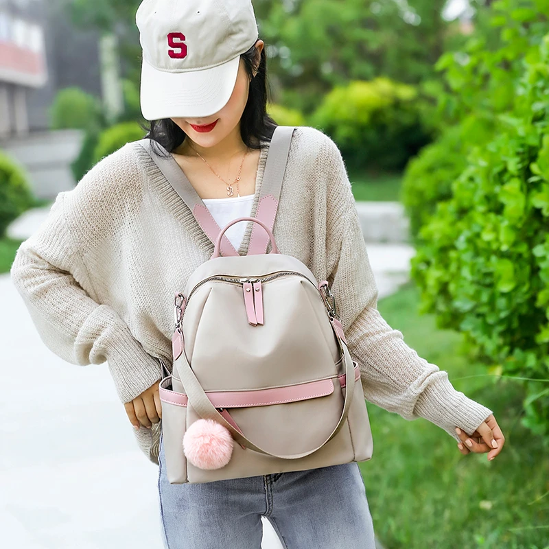 Женский нейлоновый рюкзак повседневный для девочек подростков 2019|Женские