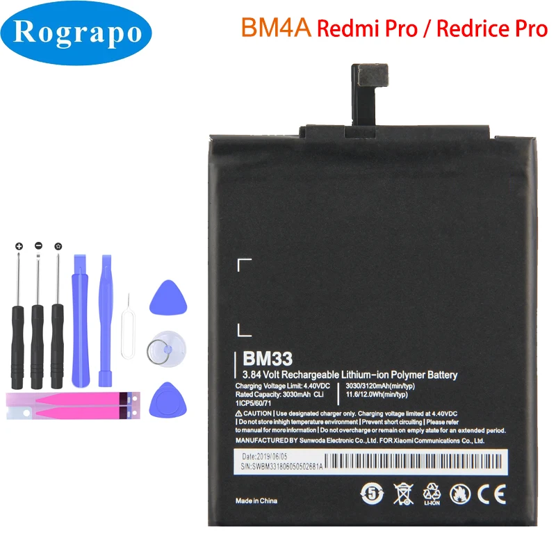 

Новый 3030 мАч Замена BM33 батарея для Xiaomi Mi4i Mi 4i модных оригинальных чехлов для сотовых телефонов мобильный телефон