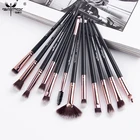 Набор кистей для макияжа Anmor 312 шт.лот, профессиональная смешивающая кисть для теней, подводки для глаз, веера, кисти для макияжа