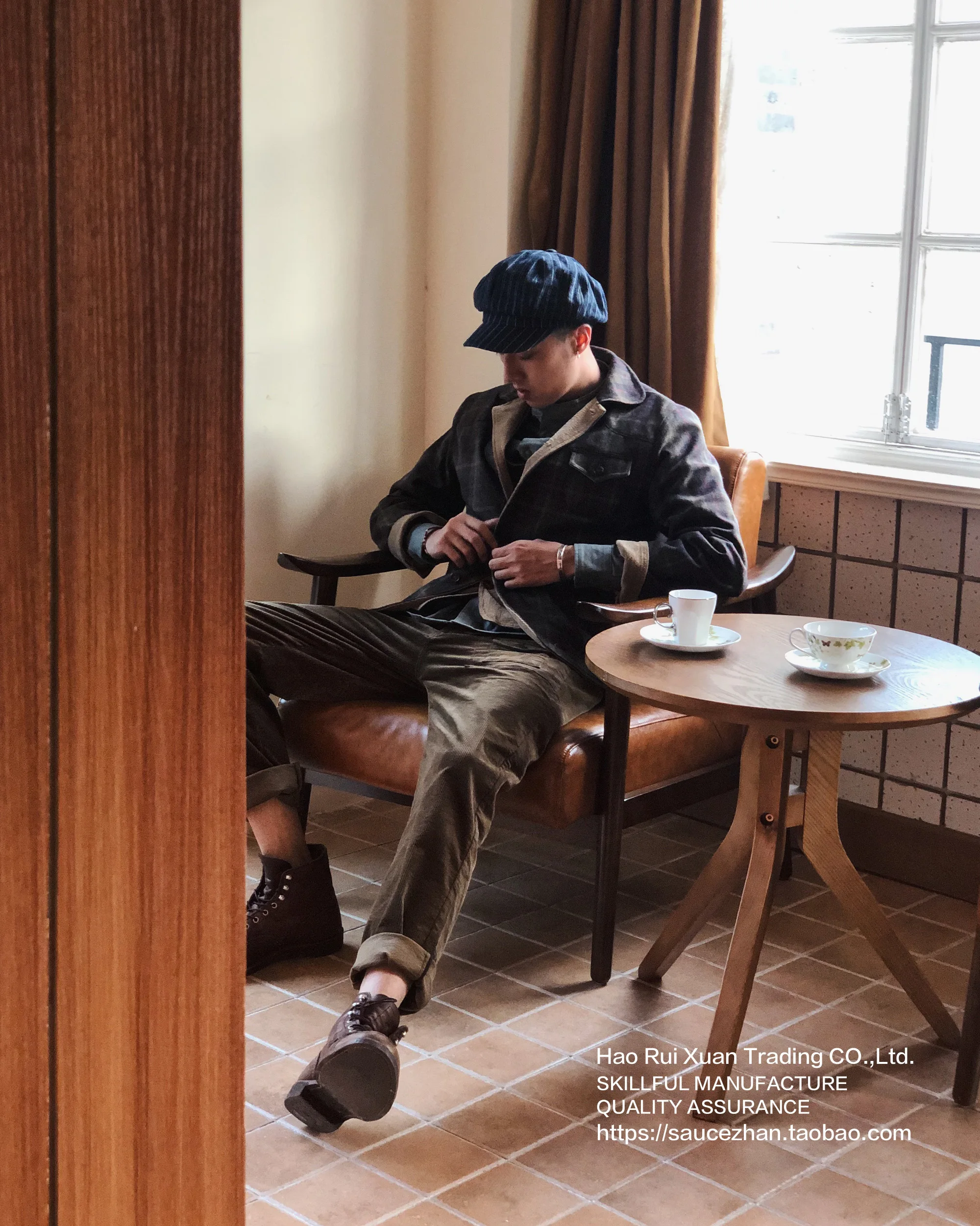 SauceZhan, ковбойская шляпа Newsboy, шляпа Newsboy, винтажная полосатая шляпа, мужские шапки, шапки для женщин, шапки, Мужская модная шапка