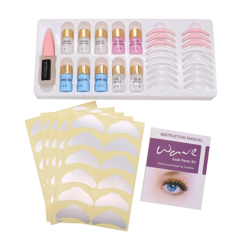 Мини лосьон для перманентной завивки ресниц Perm Super Wave Lash Kit длится до 3 месяцев