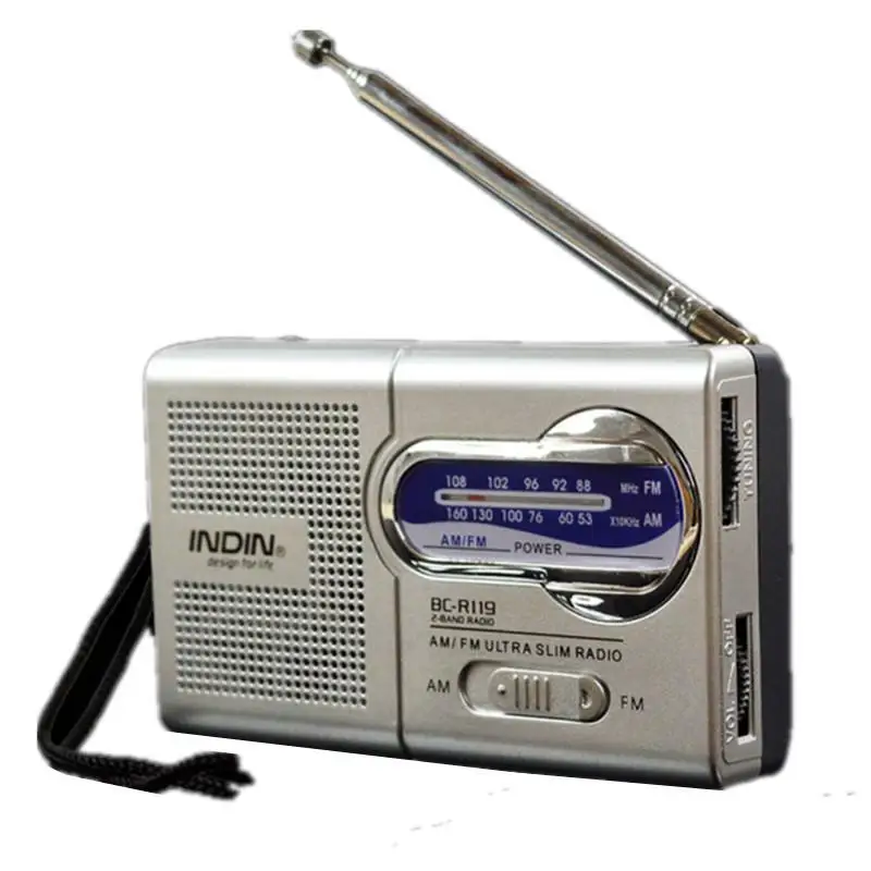 

BC-R22 Am/fm Portable Radio Speaker Compact,with 3.5mm Headphone