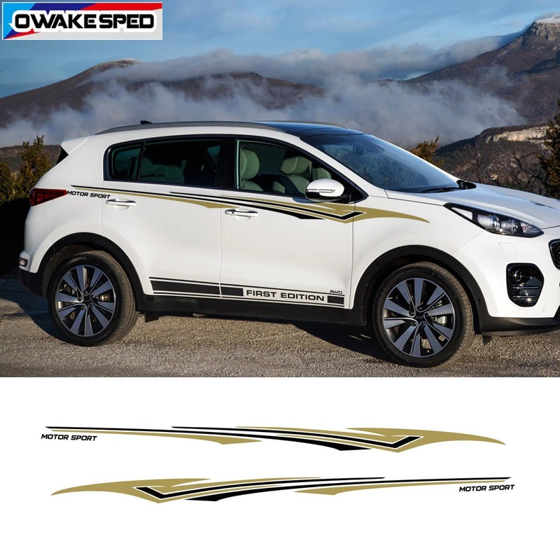 Автомобильный спортивный стикер для KIA SPORTAGE BORREGO автомобильный Стайлинг
