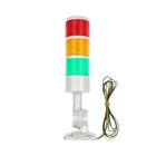 Сигнальная светильник для станков с ЧПУ, вращающаяся на 180 градусов, 24 В, 12 В, 110 В переменного тока