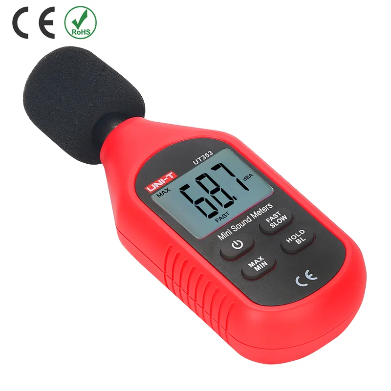 Цифровой измеритель уровня шума и звука UNI T UT353 Noisemeter Decibel Tester|tester meter|tester digitaltester