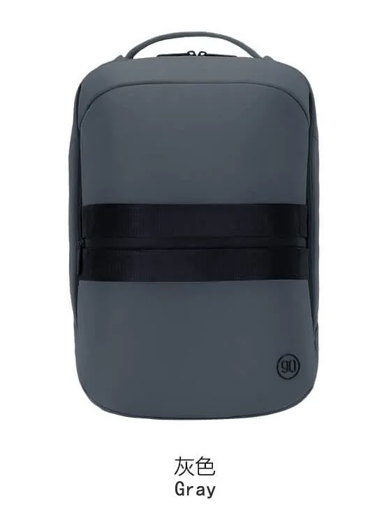 Gray Xiaomi 90fun Манхэттен бизнес досуг рюкзак s-образный утолщенный плечевой ремень стереоскопический воздухопроницаемая задняя пластина - Цвет: Gray