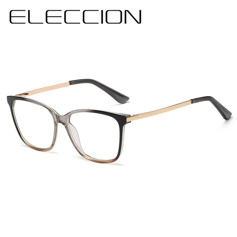 

ELECCION Prescription Spectacles Frame for Women 2020 New TR90 Full Myopia Optical Clear Lens Fashion Female Large Frame