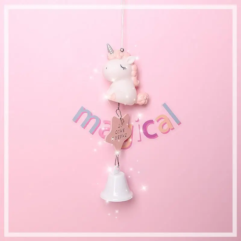 

unicorn Doors and windows room decor wind chimes home bedroom room garden outdoor decoration kids room decoration