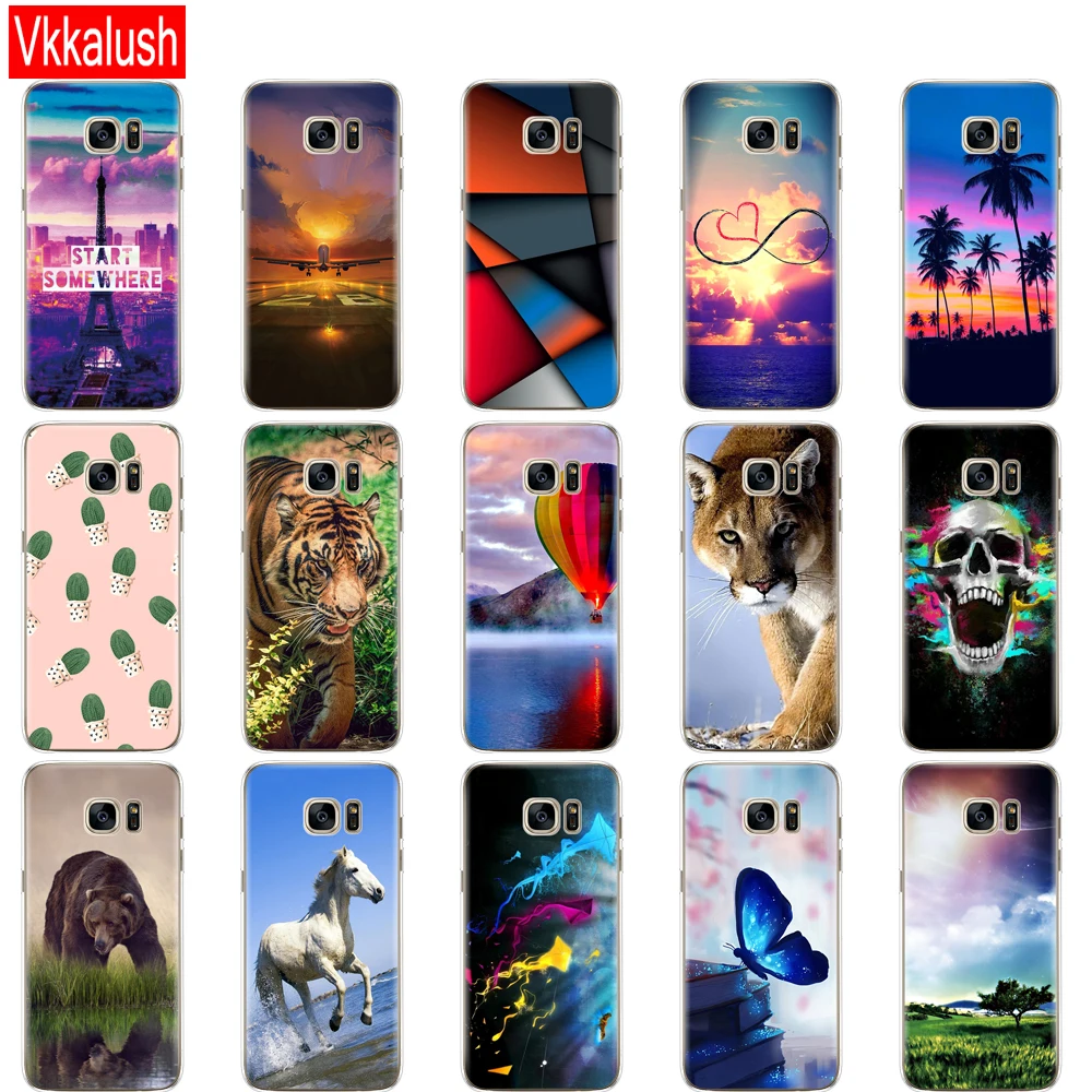 Мягкий силиконовый чехол из ТПУ для Samsung Galaxy S7 Edge мягкий G930F G930FD G930W8