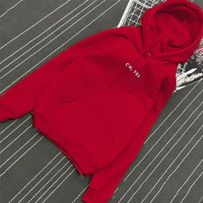 2021 Hoodies Sweatshirt Women Harajuku Letter Print Long sleeves Women's Pullovers Tops Autumn Winter O-neck Solid Casual Coat
