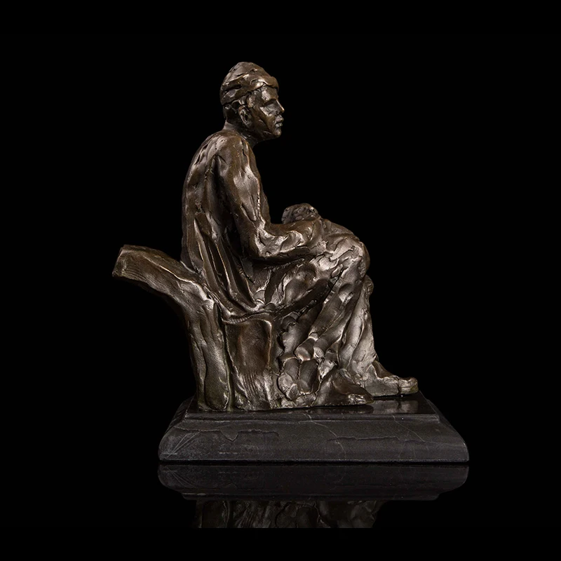 ArtsHom DS-561 известный Rodin художника бронза Арт Декор Абстрактная бронзовая отца и Boby
