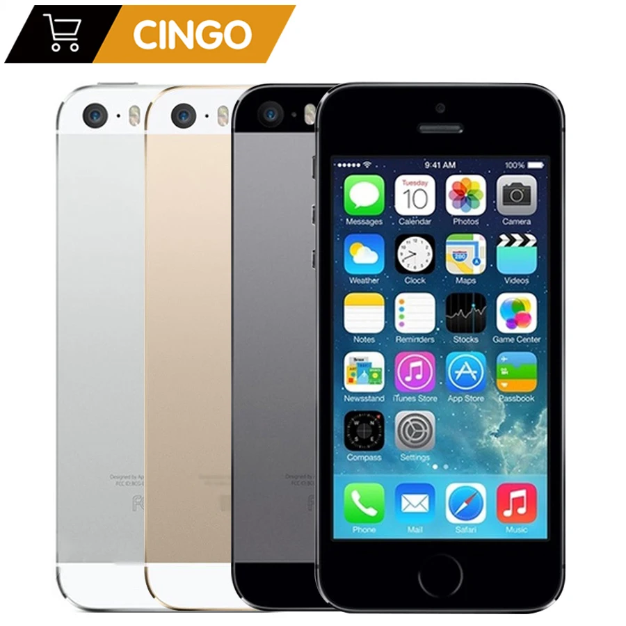 Смартфон iPhone 5s 1+16/32/64ГБ|original apple iphone 5s|4.0 inchtouch id |