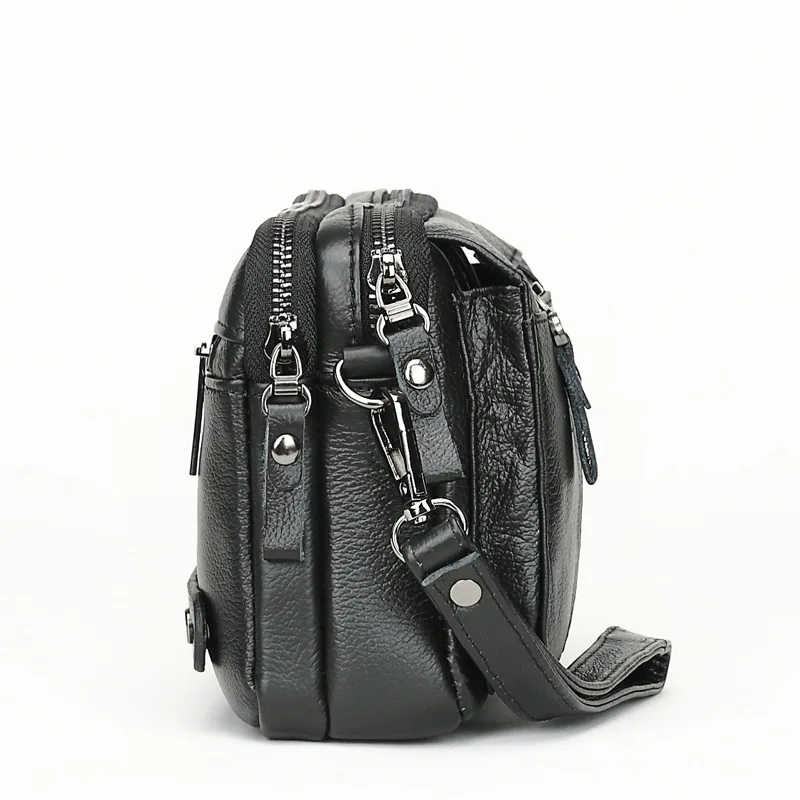 Norbinus Men Wallet Genuine Leather Male Clutch Bags Business Zipper Long Clutch Wallets Phone Pouch Coin Purse Casual Handy Bag