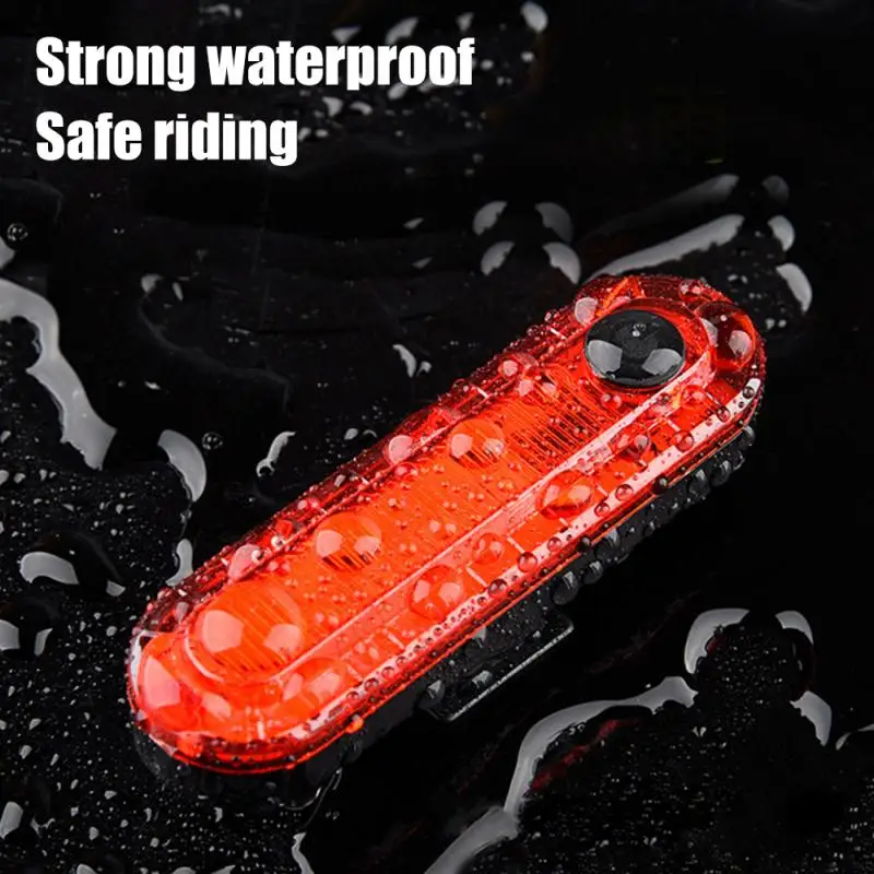Фонарь задсветильник велосипедный водонепроницаемый с USB-зарядкой | Спорт и