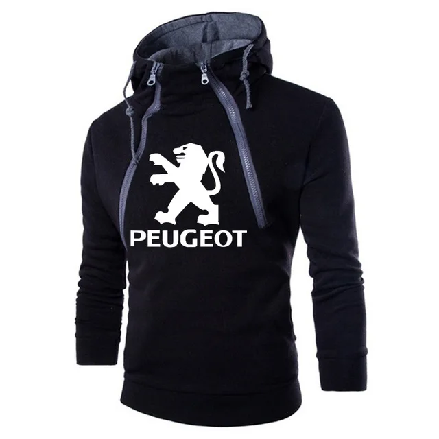 Новинка 2020 мужские толстовки с капюшоном для Peugeot повседневный модный мужской