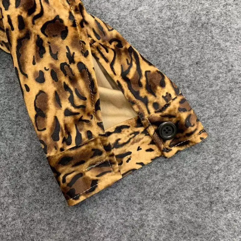 

CPFM.XYZ Leopard Zip Work JACKET Men Women 1:1 Best Quality 2020ss Jackets