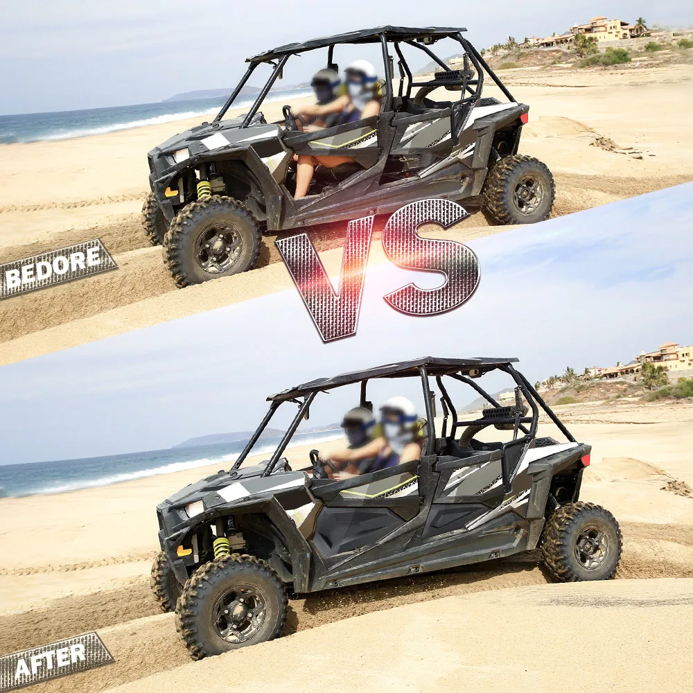 Вставки нижней панели KEMiMOTO для Polaris RZR 1000 900 UTV XP 4 XP-4 900/S Turbo 2014-2018 | Автомобили и