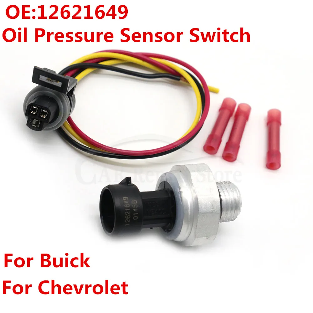 

12621649 для Buick переключатель датчика давления масла двигателя вилка отрезок кабель провод для Chevrolet Impala Malibu 12621659 л PM