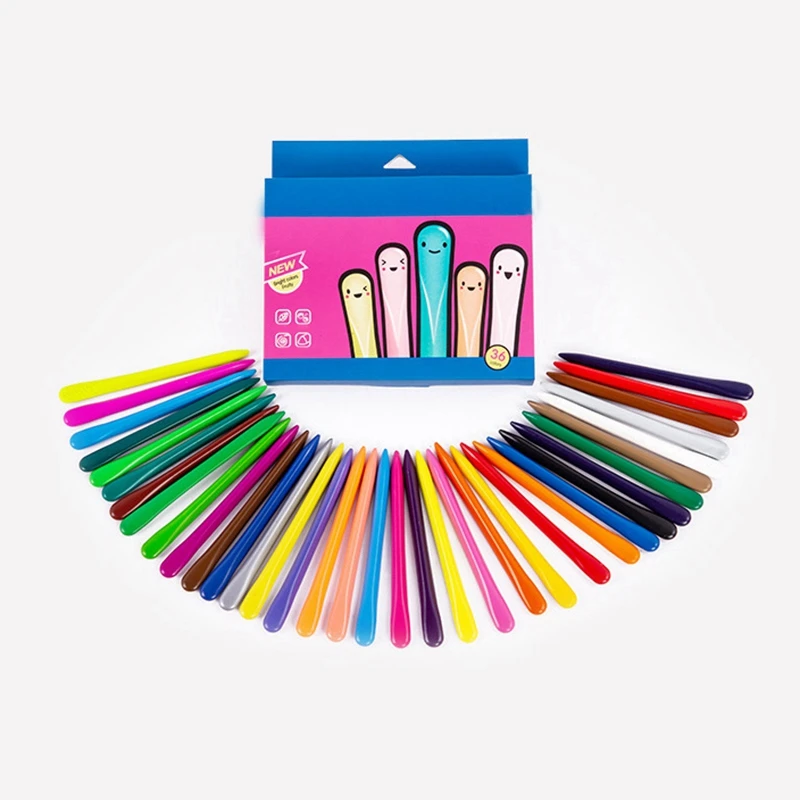 

36PCS Crayons Oil Pastel Safety Non-Toxic Washable Paint 36 Colors Painting Drawing Pen for Kids Art School Supplies